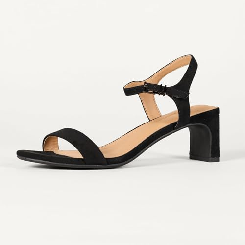 Amazon Essentials Women's Ankle Strap Low Heel