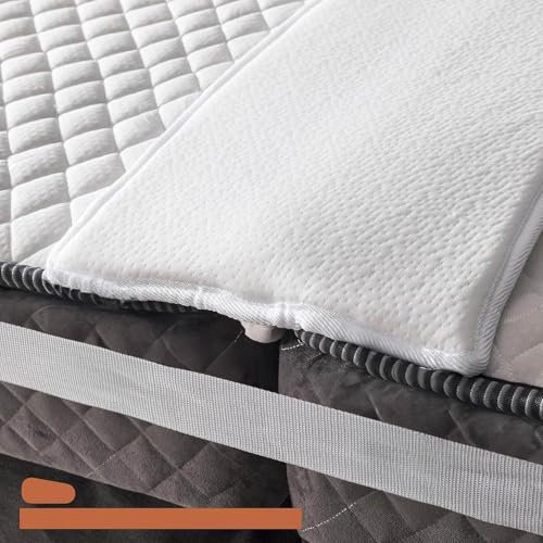 BEDIA 8 Inch Wide Bed Bridge Twin to King Converter Kit | Split King Gap Filler for Adjustable beds | Non-Slip Design, Good for Twin Beds 8 Wide 75 Long