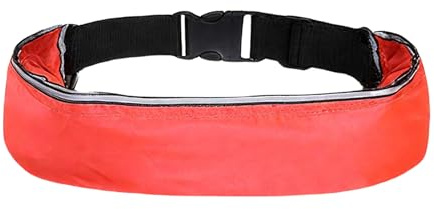 Cintura Gonfiabile Galleggiante - Cintura Addominale Da Nuoto Con Gonfiaggio Manuale - Attrezzatura Regolabile Sicura Unisex Per Adulti Bambini Adolescenti Principianti