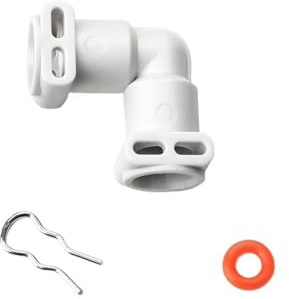 Ouyniei Coffee Machine L-shaped Fluid Connector, Compatible For Jura, A Z6 Z8 Hose Connector