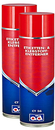 AD Chemie 2X Etikettenentferner Ct 26 400ml Lösen Von Vignetten Klebstoff Entferner Aufkleber Kleber Sticker Spray Entfernen Klebereste Etiketten Und Etikettenlöser Kunststoff Löser 41195975