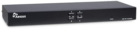 Inter-Tech KVM-Switch AS-9104DA Rackmount DVI,4xDVI/USB/Audio