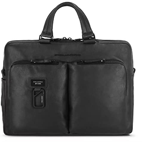 Piquadro Harper Porte-documents en cuir 40 cm Compartiment pour ordinateur portable