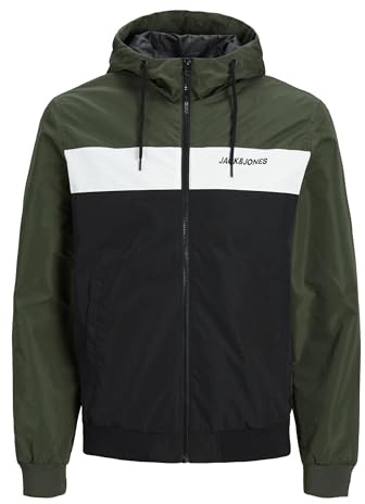 JACK & JONES Chaqueta para hombre Plus, Forest Night., EU7XL US5XL
