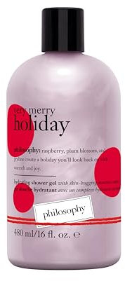philosophy very merry holiday hydrating shower gel | 480ml | bubble bath | body wash