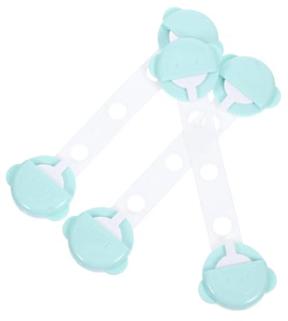 ibasenice 3stücke Schranksicherungen für Elefantenform Schrankschlösser Möbeltürschlösser für Schränke und Kindersicherungen für Schränke