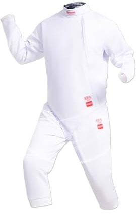 FSADYANG Fechtanzug, Fechtuniform, Fechtsportuniform, 450N Fechtausrüstung Schutzkleidung, Leichte Fechtweste, Fechtausrüstung, for Fechtwettkämpfe(36)