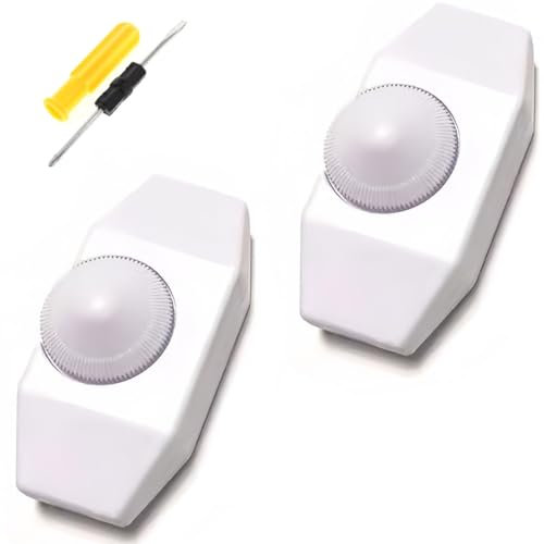 Acmerota Interruttore dimmer 3A LED Interruttore in linea infinitamente dimmerabile per lampadine a LED dimmerabili 220V 15-60W Interruttore dimmer silenzioso LED Dimmer