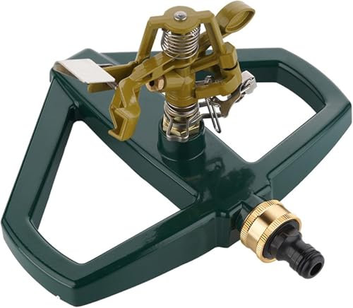 Gorise Le Jet D'eau Pulsé Haute Performance Est Fabriqué En Alliage De Zinc Et L'angle De Pulvérisation Est Réglable De 20 À 360°. Arroseur De Pelouse Avec Base En Métal
