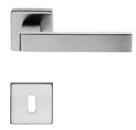 Maniglie per porte interne in stile moderno - modelloAsti - in Cromo Satinato