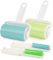 FOCCTS 4Pezzi Set di Rullo Spazzola Levapelucchi a Rullo Silicone con Copertura Adesivo Lavabile Riutilizzabile per Peli di Animali e Capelli Utensili Domestici