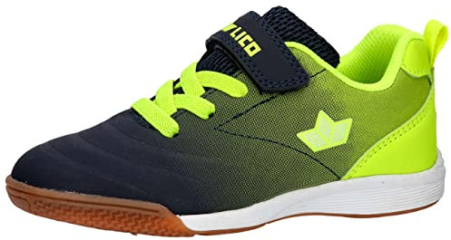 Lico Unisex Kinder Marlin Vs Hallenturnschuhe, Marine Lemon, 33 EU
