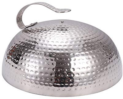 TSTSM Käseschmelzkuppel, Dome Food Meal Steak Dish Deckel Für Drinnen/im Freien, Teppanyaki-Deckel, Runde Gargutabdeckung, 28cm/30cm-A||28 * 12cm