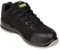 Apache Mens Safety Trainers | Brampton S3 Recycled Suede Leather Safety Trainer | Black UK Mens Size 4 | Composite Toe Cap and Midsole Protection | 100% Non Metallic | S3S SR ESD Safety Ratings