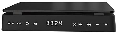 DVD-spelare för TV, Bärbar spelare DVD-spelare 1080p Full-HD-upplösning Hemmaspelare USB-port Smal design Multifunktionell for hemmet för familjefilmer