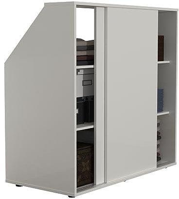 VDD Kleiderschrank mit schräger Wand im Dachgeschoss-Schlafzimmer – Schrank für schräge Wände