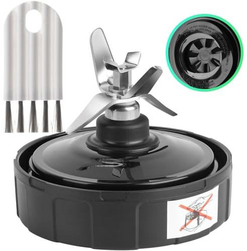7 Lamellen Extraktor-Messer für Nutri Ninja Mixer, kompatibel mit folgenden Modellen: Nutri Ninja BL480, BL490, BL640, BL682, NN102, BL2012/CT641, BL488W - 30, CT680, CT680A, CT680SS, CT680W