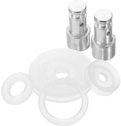 NUOBESTY Set 4 Pezzi Guarnizioni Valvola Galleggiante in Acciaio Inox e Silicone per Pentola a Pressione, Ricambio Resistente Alte Temperature, Accessori Cucina per Pentole Elettriche