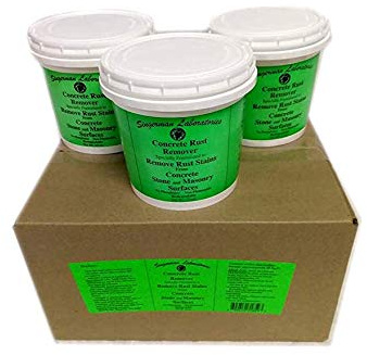 Singerman Laboratories Rust Remover for Concrete (Case of 3 makes 3 gallons)