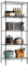 5 Tier Wire Shelving Unit Metal Shelf Organizer Heavy Duty Wire Rack Storage Unit Rack Utility for Bathroom Office Kitchen (Black, 14 D x 24 W x 60 H)