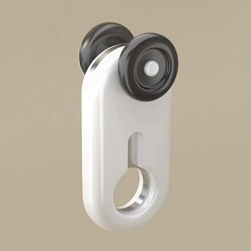 MZQMK Curtain Track Rollers, Curtain Tracks Pulley, Aluminium Alloy Mute Curtain Tracks Pulley Wheel Rollers Runners For Ceiling/Wall Mount Curtain Tracks(A,100PCS)