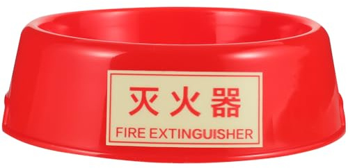 Genérico Soporte para Extintor de 2-4 Kg Fosforescente Base Luminosa de Plástico para Montaje Coche y Vehículo Soporte Compacto para Extintores Secos de Fácil Instalación