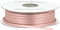 100% Mosel Satinband, in Blush Rosé (3 mm x 100 m), matt glänzendes Geschenkband, edles Schleifenband zum Dekorieren & Basteln, zum Einpacken besonderer Geschenke, für Hochzeiten, Taufen, uvm.