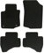 Velourmattenset für Citroen C1 I Bj. 2005-2014 Basic runde Befestigungen Veloursfussmatten Automatten Mit Absatzschoner Passform Neu
