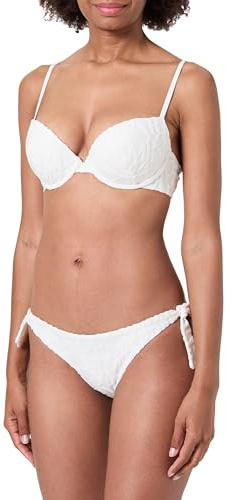 Emporio Armani Bikini Triangolo Donna 3D Bold Logo Bianco XS, Logo EA 3D Bianco, XS