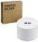 Eucteje 400 Stk. Filterpapier Espresso 58mm Kaffeefilterpapier Ersatzfilter Kaffeefilter rund weiß Papier für 58mm Siebträgerkörben Kaffeemaschine Siebträger Espressomaschine