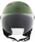 BHR Casco Demi-Jet 834 FLOW - Casco Scooter Estivo Omologato ECE 22.06 con 16 Fori di Aerazione - Casco Motorino con Visiera Antigraffio e Sgancio Micrometrico - Verde Opaco L