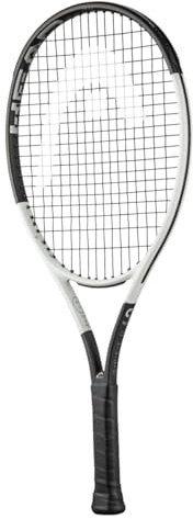HEAD Unisex-Youth Speed Jr.25 Tennisschläger, Schwarz/Matt Grau, 8-10 Jahre