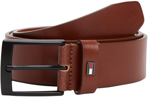 Tommy Hilfiger Herren Gürtel Adan 3,5 cm Ledergürtel, Braun (Winter Cognac), 115 cm