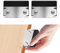 XFSRG 2 Pezzi Pialla Legno Bordi Lavorazione del Legno Manuale Rifilatore Antiscivolo Bordatrice Portatile per PVC ABS Melamina(Nero)