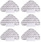 Shark Lift-Away Pro & Genius Steam Pocket Mop S3973 Replacement Parts - Microfiber Triangle & H-Shaped Mop Pads Set