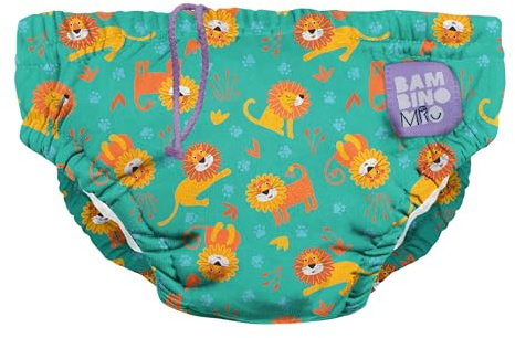 Bambino Mio Återanvändbar Badblöja (2–3 år) Coola katter – Populär och Bäst Säljande Simblöja för Barn