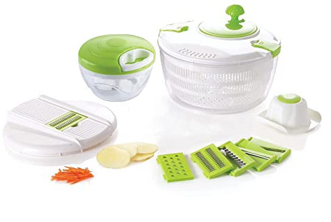 Set essoreuse à salade et mandoline Herzberg HG5057