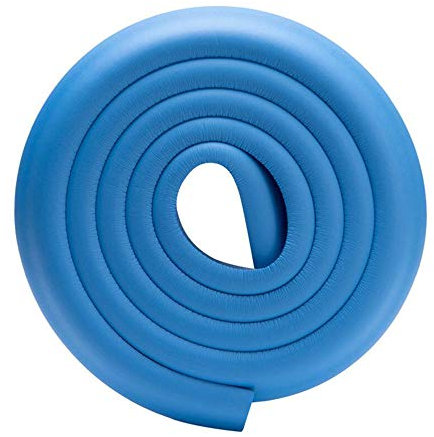 Weicher Kantenschutz | 2m Baby Kantenschutz aus Schaumstoff | Schützt Babys, Kinder & Altere Menschen | Länge Kantenschutz für Tische, Platten, Kommoden,Blau,M