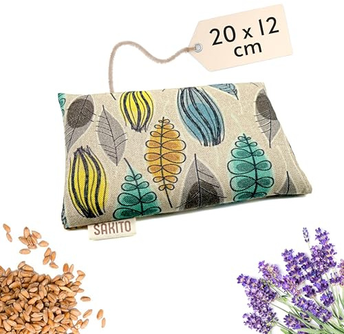 Bouillotte Micro-onde (20x12 cm) - Thérapie Naturelle contre les Coliques - Chaleur Naturelle pour le Ventre et Élimination des Gaz, Relaxation Infantile - Sans Danger pour les Bébés