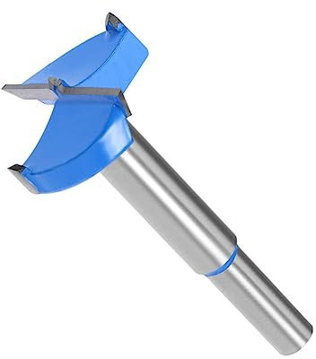 MACHSWON Forstner Drill Bits Tungsten Carbide Wood Hole Saw Opener Positioning Drill Bit 38mm Woodworking Hinge Drilling Bit Cutter
