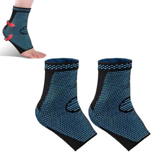 NHQZ 1 Paar Sprunggelenkbandage,knöchelbandage,achillessehne bandage zur stabilisierung und vorbeugung von verstauchungen für plantarfasziitis, arthritis, verstauchte knöchel(XL)