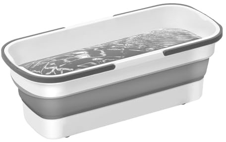 Genérico Bañera De Plato Plegable - Tina De Plato | Cuenca De Lavado Portátil | Espacios Ahorros De Washtub | Bolsa De Compras Plegable | Contenedor De Almacenamiento De Ahorro De Espacio | E