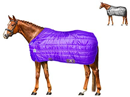 Derby Originals Nordic-Tough 420D Reflective Horse Stable Blanket – Mediumweight 200g Insulation, Breathable, West Coast Winter Coverage