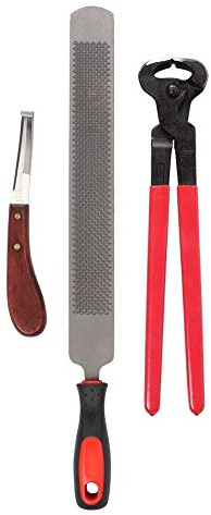 Outils de Maréchal-ferrant, Cisailles en Métal Professionnelles pour Parage Cheval, Sabot Équin, Pince Coupe-poignée, Kit D'outils