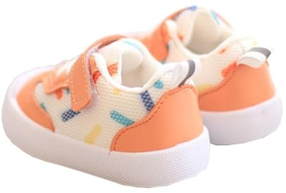 FANSU Chaussures Bebe Souple, Confort Chaussures Premiers Pas Bébé Garcon Fille Respirant avec Souples Semelles Mode Antidérapant Filles Chaussures Enfants Chaussures pour 6-36 Mois