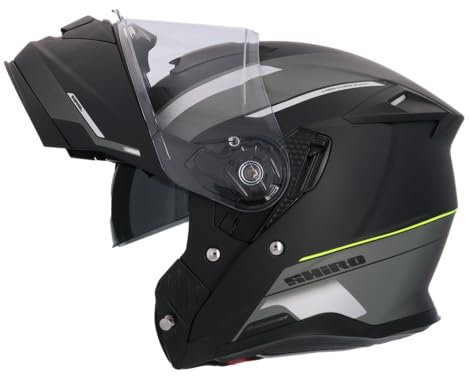 Shiro Helmet Casco Modular Discover Royal Verde Metálico (XXL 62/63)