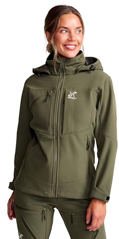 RevolutionRace Hiball Softshell Jacket für Damen, Outdoor Jacke für Wandern, Grape Leaf, S