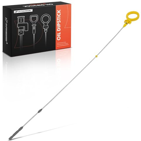A-Premium L4 2.0L Engine Oil Dipstick Compatible with Volkswagen Jetta Passat GTI 2006-2008, Golf R 2012-2013, Eos 2007-2009 & Audi A3, TT Quattro, Engine Oil Measuring Rod Dip Stick