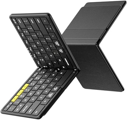 Samsers Full-Size Foldable Bluetooth Keyboard for Laptop Phone Tablet