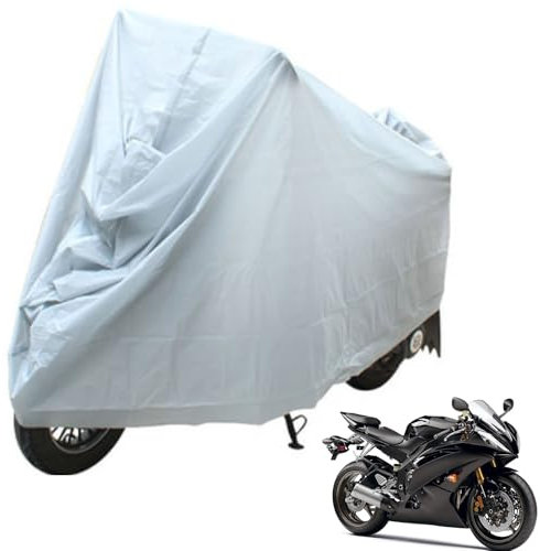 Mikiuly Housse Protection pour Moto, Imperméable, Exterieur, Anti - poussière/Pluie/Vent/UV, Taille 140*240CM, Pour Motos 125CC-150CC